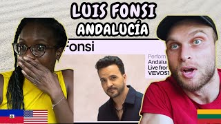 REACTION TO Luis Fonsi  Andalucía Live Performance at VEVO  FIRST TIME HEARING [upl. by Petra815]