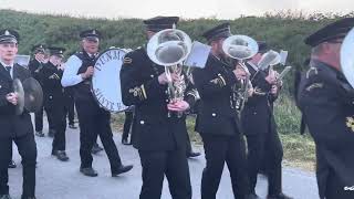 Dunmore Silver Band  Aughlisnafin parade 2024 [upl. by Nageet]