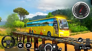 Offroad Coach Bus Driving Simulator 🚌 Android Gameplay 🌟 Real Uphill Bus Simulator 3D 2024 [upl. by Repsac]