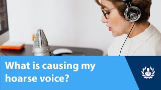 What is causing my hoarse voice [upl. by Adaliah]