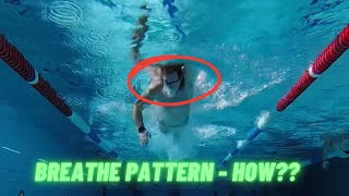 What is the correct breathing patter in freestyle swimming Really swimming [upl. by Lambart37]