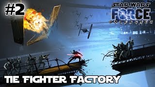 STAR WARS The Force Unleashed SITH LORD Act 2 TIE Fighter Factory  Gameplay Walkthrough [upl. by Pfeffer534]