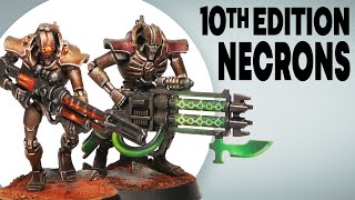 Paint AMAZING 10th Edition Necrons with these SIMPLE tips [upl. by Akcinat]