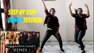 Reggaeton Lento Remix CNCO Ft Little Mix EASY DANCE TUTORIAL l Kaur Amy [upl. by Ujawernalo959]