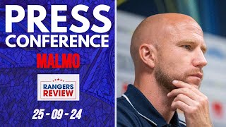 Malmo boss Rydstrom on Rangers trolling and Relationism [upl. by Hutchings41]