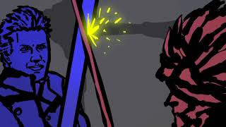 Vergil VS Raiden Fan Animation MGSRevengeance vs Devil May Cry [upl. by Zullo]