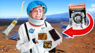 Eating ONLY Space Food for 24 HOURS Food Challenge [upl. by Schou]