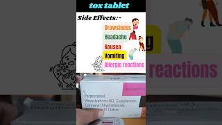 Tox tablet compositionuseside effects toxmedicineuse viralshorts [upl. by Brion523]