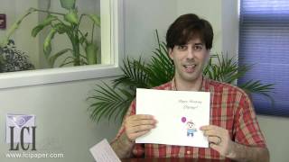 How to Print Half Fold Greeting Cards at Home [upl. by Nilyac]