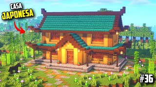 COMO HACER una CASA JAPONESA PERFECTA para MINECRAFT SURVIVAL [upl. by Ellened29]