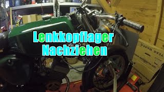 Simson S51 Lenkkopflager Nachziehen Teil 3 [upl. by Hoskinson]