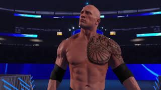 WWE2K23 The Rock Vs Kane Gameplay Match amp News  Hindi Commentary [upl. by Aileen]