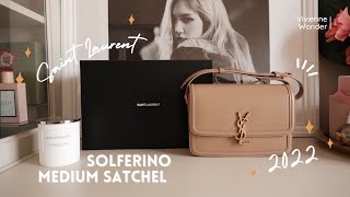 ♡ Unboxing  Review  YSL Solferino Medium Satchel [upl. by Drofdeb820]