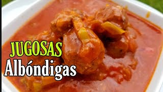 como hacer Albondigas de carne molida como hacer albondigas guisadas dominicanasalbóndigas [upl. by Andromache]