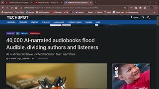 Audibles AI Revolution 40000 Audiobooks amp Narrators Are FURIOUS [upl. by Am]