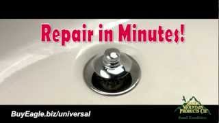 Bathtub Stopper and Drain  Universal Nufit® [upl. by Chung]