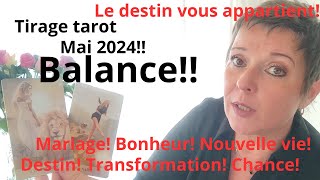 Tirage tarot Mai 2024 pour la Balance [upl. by Leiba352]