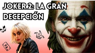 JOAQUIN PHOENIX EL PEOR GUASON  LADY GAGA ARRUINA LA PELICULA  JOKER 2  GUASON 2 [upl. by Aligna]