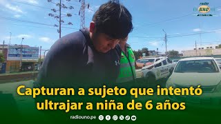 Tacna Sujeto intenta secuestrar a niña de 6 años para ultrajarla [upl. by Leissam]