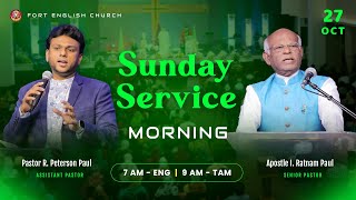 Sunday Morning Service  27 October 2024  Fort English Church [upl. by Dragde]