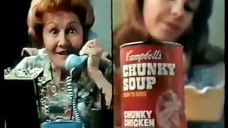 Campbells Chunky Chicken Soup Commercial 1976 [upl. by Carleton298]