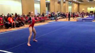 Hannah Clark Gymnastics  2017 STATE CHAMPION  Floor 9875  Lev 8 [upl. by Assirrec]