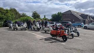 The Great Ashby Gathering MerlinScooterClub [upl. by Amarette]