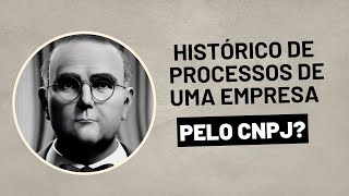 Consultar Histórico de Empresa Pelo CNPJ [upl. by Nylarahs294]