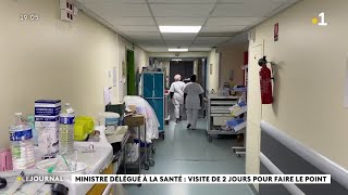 Visite de Frédéric Valletoux ministre délégué à la santé à Mayotte [upl. by Nollad]