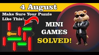 Hamster Kombat Mini Game 4 August [upl. by Yornek96]