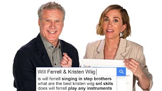 Will Ferrell amp Kristen Wiig Answer The Webs Most Searched Questions  WIRED [upl. by Eldreeda]