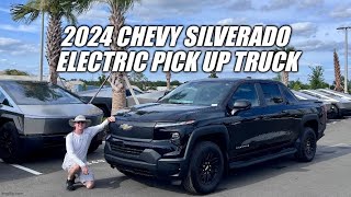 2024 Chevy Silverado electric pickup truck test drive and review [upl. by Annaitsirhc]