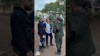 Un policía se emociona al agradecer a Alsina su presencia en Alfafar [upl. by Karr]