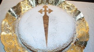 Tarta de Santiago la autentica receta muy fácil y rapida Loli Domínguez [upl. by Nonah685]