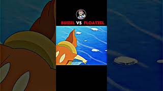 Buizel vs Floatzel  Ash Buizel Attitude 😎shorts pokemon [upl. by Ashton]