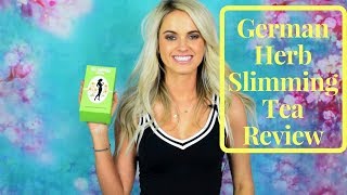 German Herb Slimming Tea Review [upl. by Stephannie]