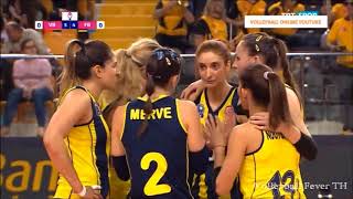 FENERBAHÇE vs VAKIFBANK I 25112017 I Turkey volleyball League 20172018 [upl. by Debbie]