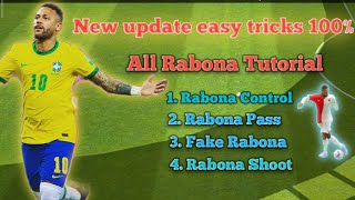 efootball 2024 mobile  All rabona skills tutorial  classic control  rabona efootball2024 [upl. by Allemap]