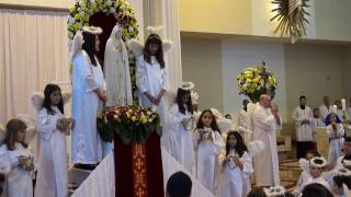 Coroação de Nossa Senhora 2016 Missa Com Crianças Paróquia São Benedito Americana SP [upl. by Kingston]