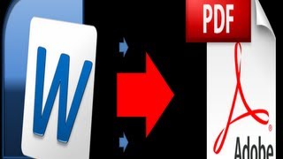 convertir DOC a PDF pasar Word a Adobe Reader [upl. by Chen]