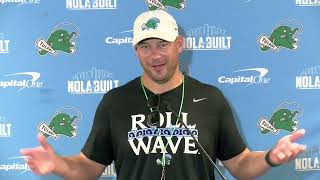 Tulane Tuesday HC Jon Sumrall  11524 [upl. by Karalee]