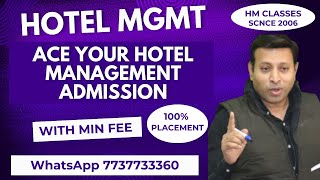 Ace Your Hotel Management Admission [upl. by Ainwat609]