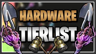 Ranking EVERY HARDWARE Melee in Fortnite Save the World Hardware Tier List [upl. by Jarl]