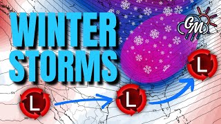 Multiple Winter Storms Could Form To Start 2024 [upl. by Casey399]