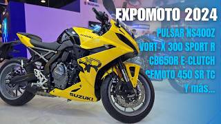 Más motos nuevas ¡Todas las presentaciones de EXPOMOTO 2024 [upl. by Rieth597]