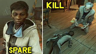 Dishonored 2  Kill VS Spare Billie Lurk All Choices [upl. by Dnalyar406]