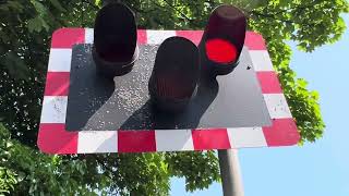 Crescent Road Level Crossing Merseyside [upl. by Ellekim608]