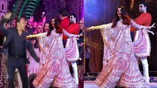 Aishwarya Rai Bachchan Dance with Abhishek Bachchan and Aaradhya At Anant Ambanis Wedding [upl. by Reyem]