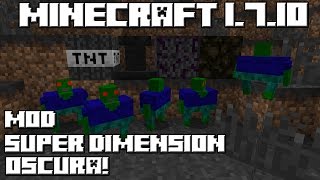 Minecraft 1710 MOD SUPER DIMENSIÓN OSCURA [upl. by Nosnor]