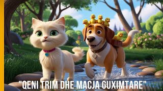 Qeni trim dhe Macja guximtare youtube tregimepopullore perralla femije disney shqip aventure [upl. by Terriss]